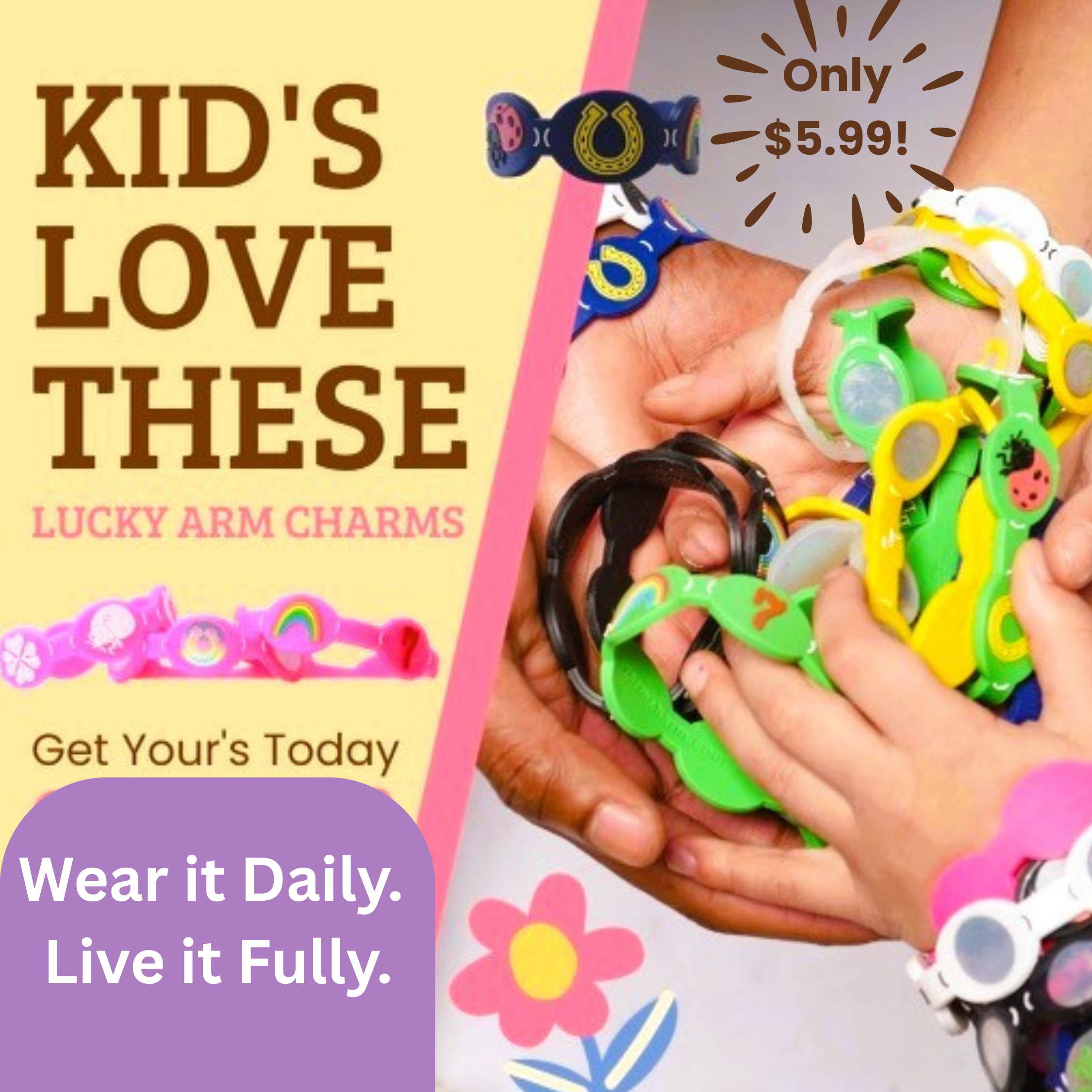 Lucky Arm Charm Bracelet